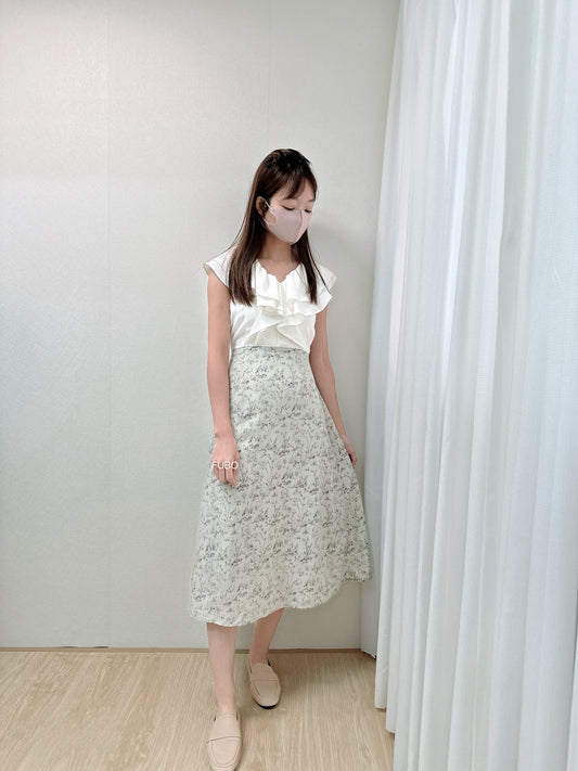 AF9003一件式小花圖騰連身裙